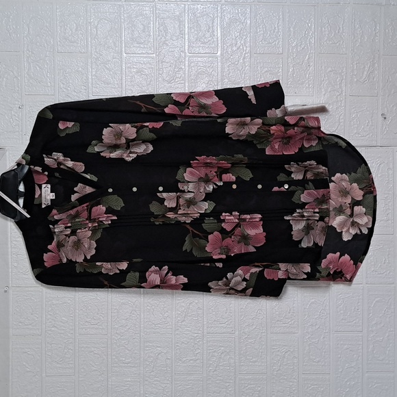 NANETTE NANETTE LEPORE Floral-Print Long-Sleeve Shirt - Picture 4 of 10